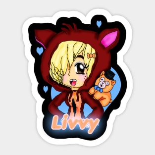 Livdaneix | Livvy| FNAF Sticker